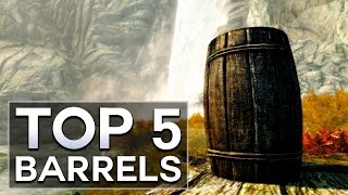 Skyrim  Top 5 Barrels [upl. by Ynaiffit182]