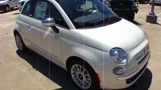 2012 Fiat 500C Lounge Start Up Exterior Interior Review [upl. by Willis]