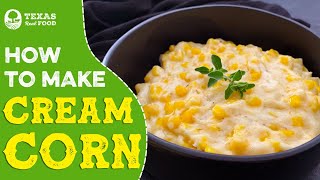 Creamed Corn Recipe  How to Make Creamed Corn [upl. by Kcirderfla]