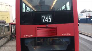 FULL ROUTE VISUAL  London Bus Route 487  Willesden Junction to South Harrow  VW1276 LK12AJX [upl. by Burck]