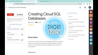 Creating Cloud SQL Databases  qwiklabs  coursera  triviagames  With Explanation🗣️ [upl. by Irrahs]