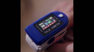 A pulse oximeter is a medical device used to measure the oxygen saturation level shorts ytshorts [upl. by Dolley]