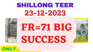 Shillong Teer Common Number 23122023  Shillong Teer Target Number  Shillong Teer Hit Number [upl. by Akzseinga]