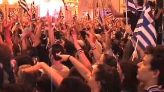 Omonia Square Eurocup 2004 Celebration  Athens Greece [upl. by Nanah]