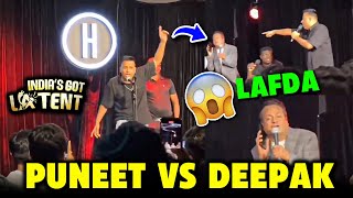 😱Puneet Superstar vs Deepak Kalal FIGHT on India has got latent  Puneet Superstar India Got Latent [upl. by Cida]