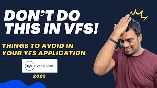 DONT DO THIS IN VFS Global  VFS Global Visa Appointment process and sharing my overall Experience [upl. by Portwine]