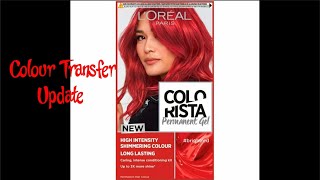 Colorista Bright Red Colour Transfer Update [upl. by Ynabe]