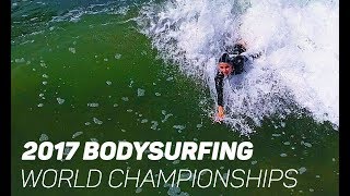 World Championships of Bodysurfing  Oceanside  2017 [upl. by Nwahsel]