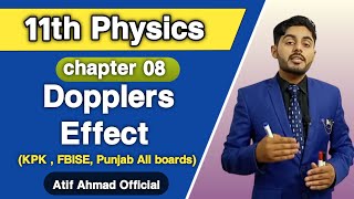 Dopplers Effect class 11  11th Physics ch 8  kpk board balochistan board punjab board sindh board [upl. by Colet]