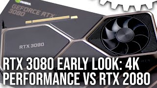 Nvidia GeForce RTX 3080 Early Look Ampere Architecture Performance  HandsOn [upl. by Laen]