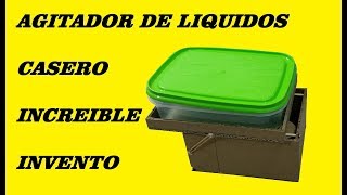 Como Hacer un Agitador de Líquidos casero echo con carton [upl. by Tihor821]