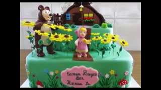 Masha and the Bear Birthday Cake  كيكة ماشا والدب [upl. by Orten227]