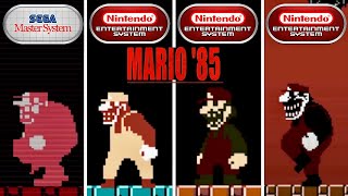 Mario 85 PC Ports 8BIT Versions Comparison  4K [upl. by Ewan]