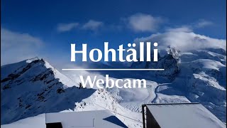 Webcam Zermatt  Wunderbarer Blick auf das verschneite Hohtälli [upl. by Aileda]