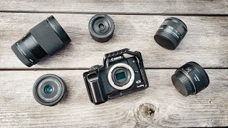 Top 5 Lenses For The Canon M6 amp M50 Mark II 2023 [upl. by Akciret618]