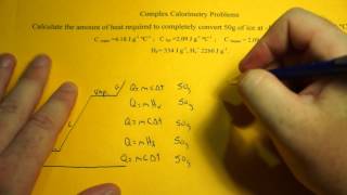 Solving Complex Calorimetry Problems Ice to Steam [upl. by Enitsuga]