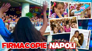 GRAZIE NAPOLI CI AVETE FATTO EMOZIONARE 🥹 Aurora e Ludovica al Centro Commerciale Campania [upl. by Aynav]