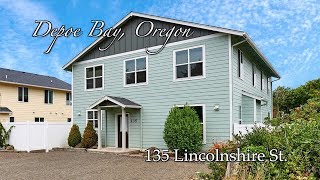 Video of 135 Lincolnshire St  Depoe Bay Oregon Vacation Rentals and Homes for Rent [upl. by Affer]