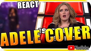 ADELE  IMPOSSÍVEL CANTAR COMO ELA Jordan Smith Joelle Moses The Voice X Factor React Reação [upl. by Dolores]