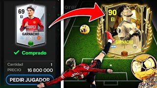 CONVERTIMOS A GARNACHO EN EL MEJOR JUGADOR DEL MUNDO 🏆🔥 FC MOBILE [upl. by Hutchings]