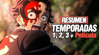 🔴 Todo Kimetsu No Yaiba al Detalle en 1 VIDEO  Resumen Completo T123 [upl. by Omoj]