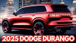 2025 Dodge Durango Three Row SUV Finally Revealed  First Look [upl. by Nosila]