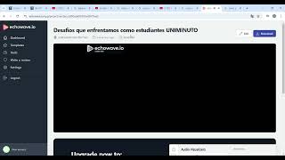 Desafíos que enfrentamos como estudiantes de la UNIMINUTO [upl. by Anirtek]