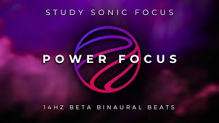 Power Focus  14Hz Beta Waves to Unlock Focus and Elevate Concentration Remaster [upl. by Rubenstein]