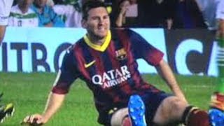 Lionel Messi Injury 2013 [upl. by Schmitz]