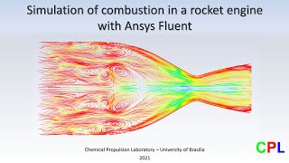 Simulation of combustion in a rocket engine with Ansys Fluent [upl. by Marys]