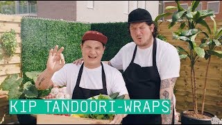 24Kitchen  Job amp Perry’s kip tandooriwraps van de BBQ Wat Eten We Vandaag  Afl 209 [upl. by Ylen141]