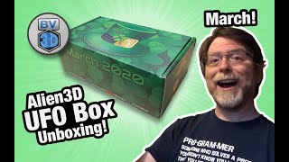 Unboxing the Alien3D UFO Mystery Box  March 2020 [upl. by Norrie]