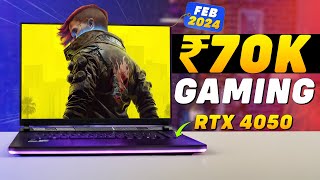 Best Gaming Laptop Under 70000🔥UNREAL Performance🔥Best Laptop Under 70000 With RTX 4050 [upl. by Oilut]