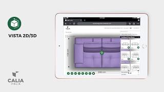 CONFIGURATORE 3D DI CALIA ITALIA IL COMFORT DIVENTA REALTÀ [upl. by Agata]