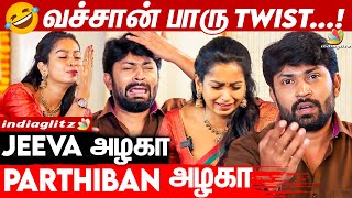 Jeeva வாக மாறிய Priya 🤣 NonStop கலாய்  Dhiraviam amp Swathi Konde Interview  Eeramana Rojave 2 [upl. by Ityak]