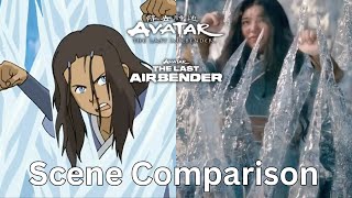 Avatar The Last Airbender 2005 and 2024 Katara vs Master Pakku  Scene Comparisons [upl. by Claudina393]