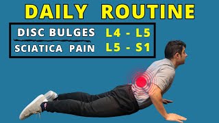 L4 L5 L5 S1 disc bulges best home exercises for pain relief [upl. by Carmelo]