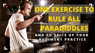 Develop your paradiddle Drumlesson Paradiddle Groove [upl. by Seagraves]