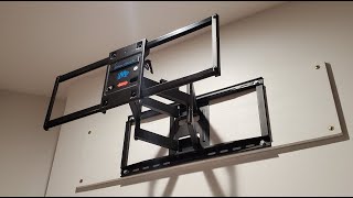 TV Wall Mount Full Motion Installation model Mounting Dream MD2298 Установка кронштейн для ТВ [upl. by Forcier]