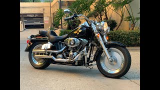 Harley Davidson Softail Fatboy anniversary 2005 95 cubic inch [upl. by Siesser307]