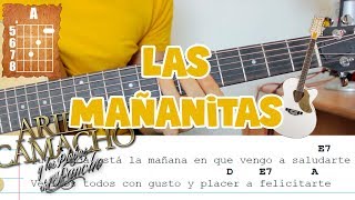 Las mañanitas  Ariel Camacho  Guitarra Armonia Tutorial [upl. by Tuorah7]