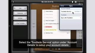 Syncing with Toodledo [upl. by Stanley]