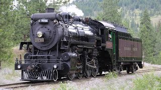 Steam  CPR 3716 280 Kettle Valley Railway [upl. by Chicky]