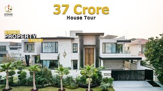 Etihad Property Tour  2 Kanal Modern House for Sale in DHA Lahore  Cinema Snooker Pool amp More [upl. by Ahaelam353]