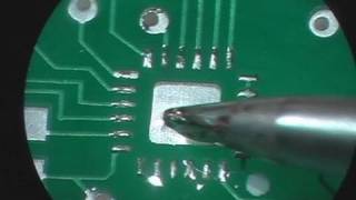 How to Solder QFN MLF chips Using Hot Air without Solder Paste and Stencils [upl. by Earised646]