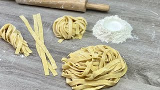 VOICI COMMENT FAIRE DES PÂTES FRAICHES MAISON SANS MACHINE 🍝 Deli Cuisine [upl. by Georgeta]