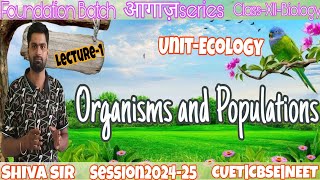 ecology ecosystem biome biosphere niche Organisms and Populations population communityL1 [upl. by Seaver]