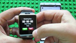 NUEVO Smartwatch DZ09 21 con Whatsapp facebook y Twitter [upl. by Hnid]