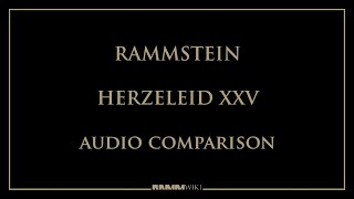 Rammstein  Herzeleid XXV Anniversary Edition  Remastered audio comparison [upl. by Yniatirb]