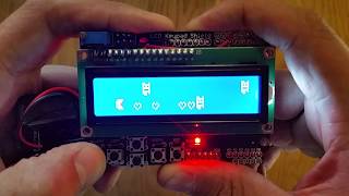 PacmanRider  Pacman on the Arduino LCD Keypad Shield [upl. by Meta]